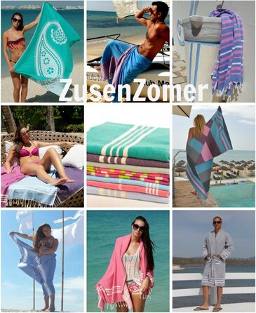 Рушник для хамаму ZusenZomer XXL SOUSSE 100x190 см-рушник для хамаму Фута Пестемаль пляжний рушник для сауни тканина велика і тонка-100 високоякісний бавовняний рушник для хамаму (кольору морської хвилі)