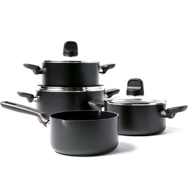 Набір посуду GreenPan Memphis 4 шт. з керамічним антипригарним покриттям, без PFAS, для індукційних плит, безпечний для здоров'я