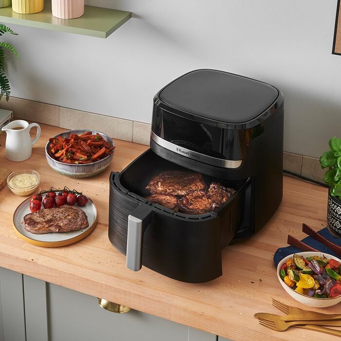 Фритюрниця Russell Hobbs SatisFry XXL 8.3л Rapid AirFryer з Rapid Air, 9 програм, сенсорний екран, гриль, піч, без олії, для піци 26см