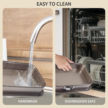 Форма для випічки Notcilgias прямокутна, роз'ємна, для чізкейку, тирамісу, антипригарне покриття, нержавіюча сталь (золото)