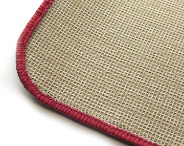 Ідеї Primaflor в текстилі дитячий ігровий килим однотонний коло сидінь-близько 100 см, велюровий килим з коротким ворсом для дитячих кімнат, дитячих садків і шкіл(близько 200 см, червоний)