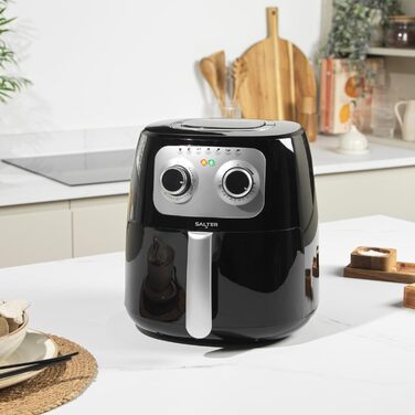 Фритюрниця Salter 4.2 л ручна, без масла, EK6364VDE – мультикухня для приготування м'яса та риби