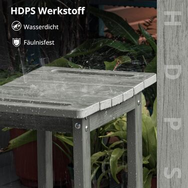 Лавка для душу LUE BONA HDPS з місцем для зберігання, сірого кольору. Зручний стілець для душу з ручками, водонепроникний, антиковзний, для внутрішнього та зовнішнього використання.