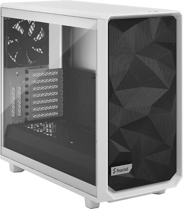 Корпус Fractal Design Meshify 2 White TG із прозорим склом