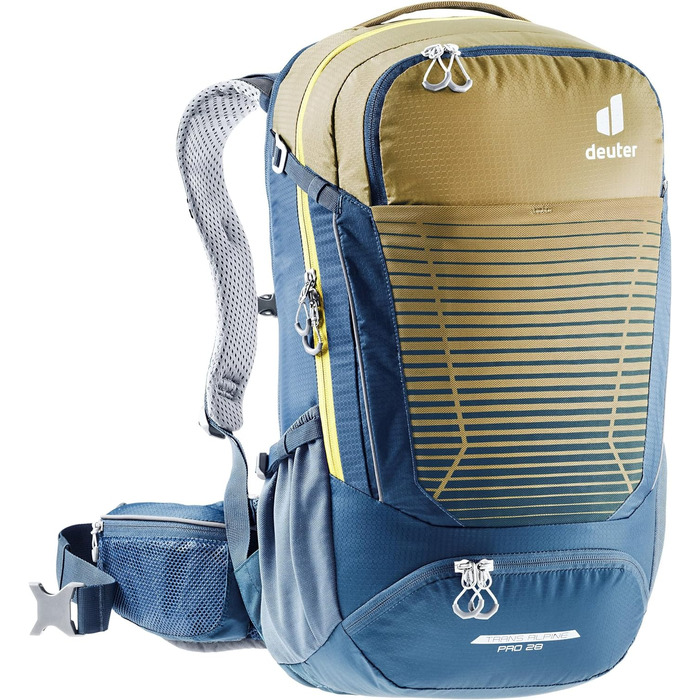 Велосипедний рюкзак deuter Unisex Trans Alpine Pro 28 (28л, одномісний, глиняно-морський)