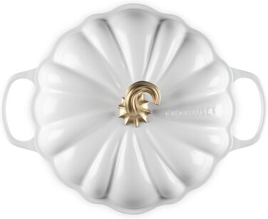 Каструля для тушкування Le Creuset з емальованого чавуну, 2.75 л, білий колір, серія Opulent Garden