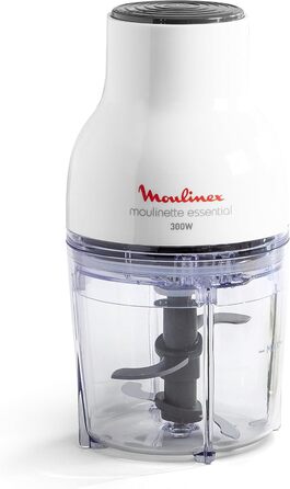 Подрібнювач Moulinex Moulinette Essential DJ5201 3-в-1: подрібнювач, міксер, шинковка, 300 Вт, 0.4 л