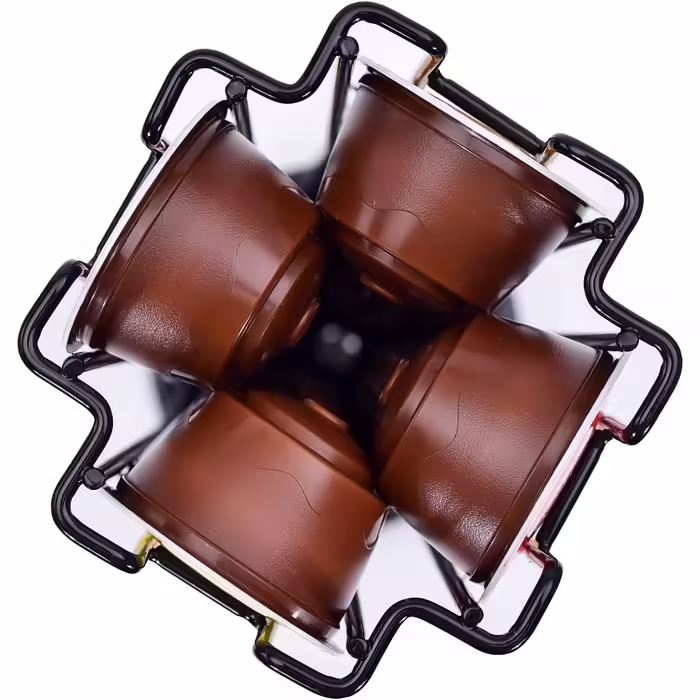 Обертова підставка для капсул SYSYLY на 32 капсули Dolce Gusto, чорна, із нековзною основою