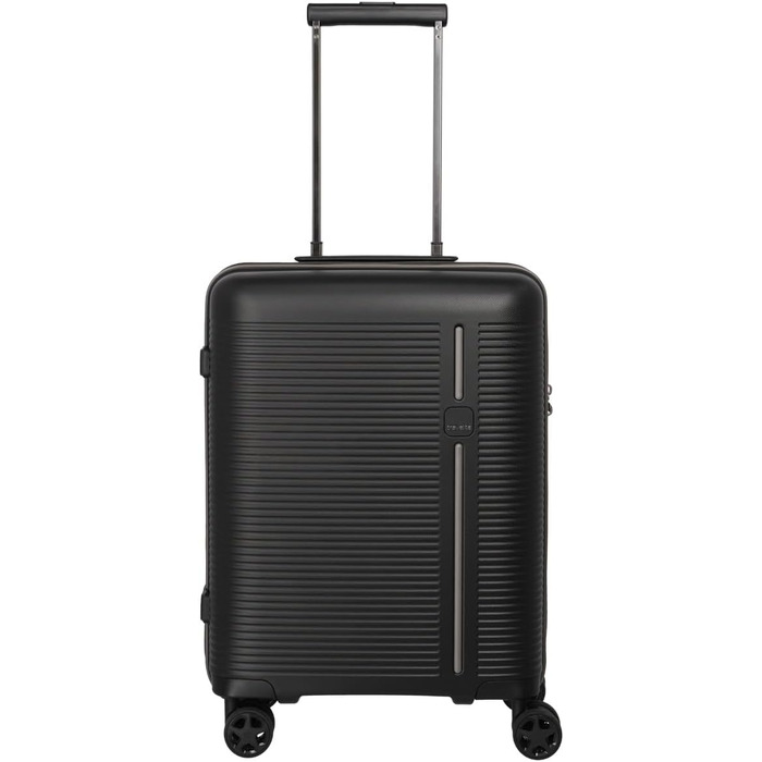 Набір валіз Travelite Roomer 2 шт. (L/M) з TSA замком, чорний: міцні валізи з розширенням, ручна валіза 55 см