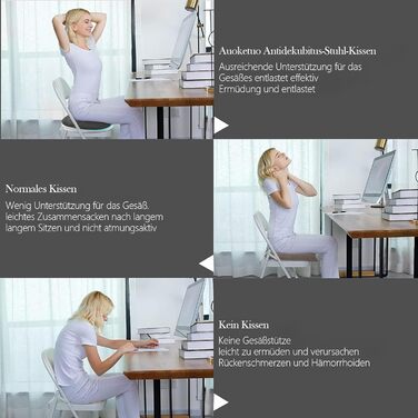 Ортопедична протипролежнева подушка-кільця (донат) від геморою, проблем з простатою, копчиком та ішіасом, сіра