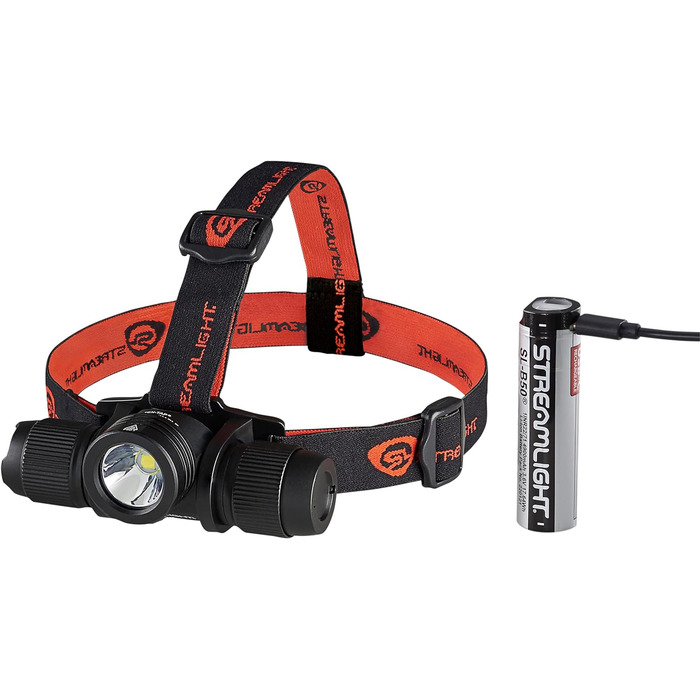 Налобний ліхтар Streamlight 89001 ProTac 2.0 2000 люмен з акумуляторною батареєю USB SL-B50, кабель USB-C, чорний