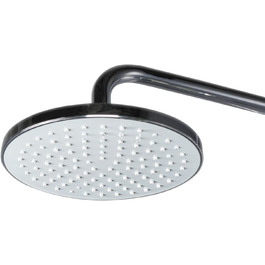 Верхній душ Schulte Classic, хромований вигляд, кругла форма, підходить для душових систем Schulte, D9628