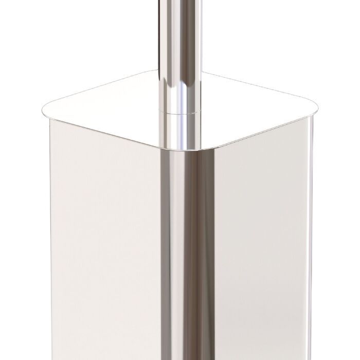 Тримач для унітазної щітки Relaxdays, нержавіюча сталь