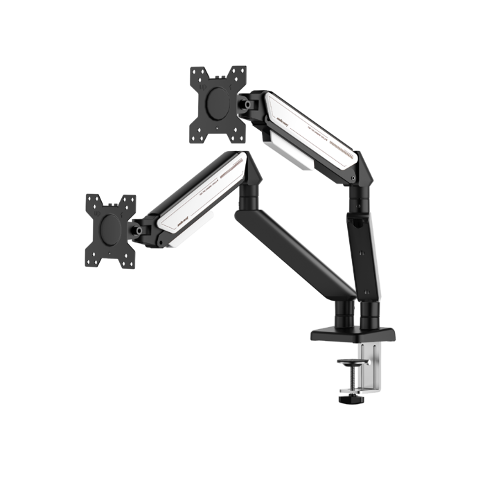 Настільне кріплення для монітора Anda Seat Stealth II Duo 17’’-32’’ Black & White