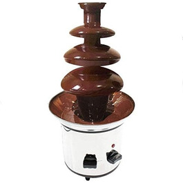 Шоколадний фонтан YUNRUX 4-ярусний, професійний, з нержавіючою сталею, 170W, 220V