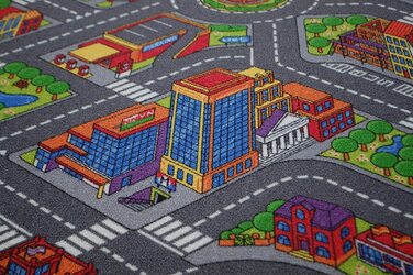 Вуличний килим ігровий килим Citylight Великий міський міський дитячий килим різних розмірів (200 х 300 см)