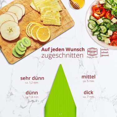 Подібна слайсерка для овочів та фруктів аксесуари - 8 режимів нарізки - кухонна слайсерка (зелена), 5 Vegetable Slicer Plus Set (7 шт.