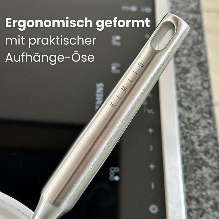 Набір кухонних помічників 7 шт. з нержавіючої сталі - високоякісні кухонні аксесуари для вока та кухні (ложка для подачі, шумовка, лопатка, лопатка для риби, половник, ложка для спагеті, лопатка для вока)
