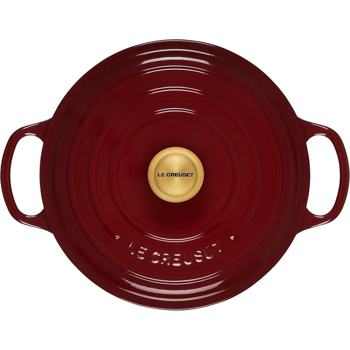 Le Creuset Signature Казанок з чавуну з кришкою, Ø Круглий, 4.2 л, Ocean (Рона), для всіх типів плит, включаючи індукційну