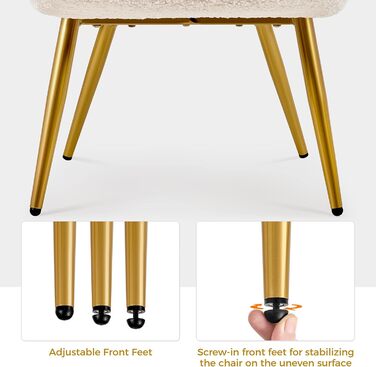 Крісло-мішок Yaheetech з пуфом, біле, з м'якою оббивкою з поліестеру. Крісло для відпочинку, телевізора, коктейлів.