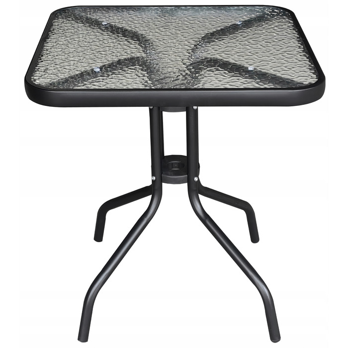 Комплект садових меблів Gotel, метал, чорний, 3 предмети