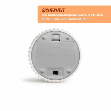 Набір з 4 LED-свічок Relaxdays