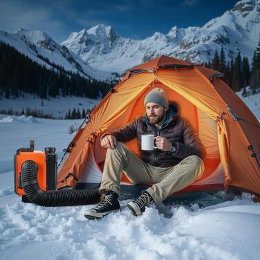 Дизельний опалювач VEVOR 8 кВт 12/24 В з пультом керування та LCD-дисплеєм, 4.5 л, для вантажівок та автодому