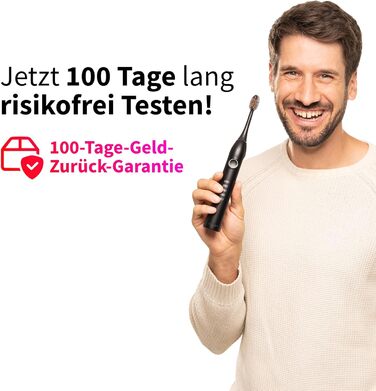 Електрична звукова зубна щітка Gero G3 з чохлом для подорожей та насадкою | 5 режимів чищення, тривалий час роботи акумулятора, білий колір
