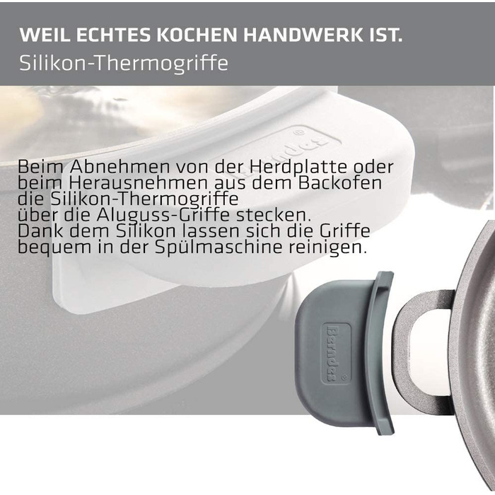 Каструля Berndes Bonanza з кришкою з термостійкого скла, силіконовими ручками, антипригарним покриттям, 2.3 л, чорна (16 см, Classics)