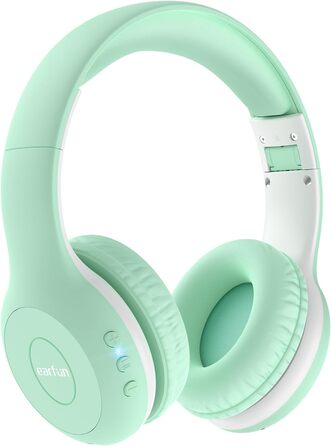 Навушники EarFun Kids Bluetooth, 85/94 дБ, звук HiFi, 40 годин автономної роботи, складні, зелені