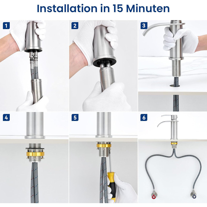 Змішувач для ванної CECIPA, нержавіюча сталь, висота виливу 86 мм, для ванної кімнати