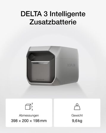 Портативна електростанція EcoFlow DELTA 3 Plus+EB: 1024 Wh, LiFePO4, 1800W (3600W пік), сонячний генератор для резервного живлення та кемпінгу