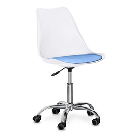 Крісло Hommex Kantri White / Blue (арт. H-231 W / BL MR)