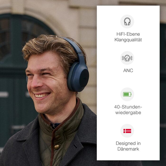 Накладні навушники SOUNDLIVING Wave Bluetooth Шумозаглушення 40 годин ігрового часу Висока якість звуку