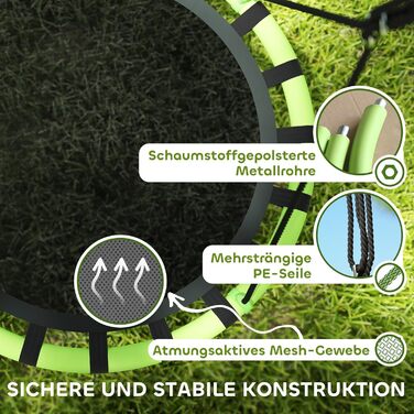 Шоукель AIYAPLAY Ø100 см, регульована висота, до 150 кг, довговічна, стійка до погодних умов, для дітей та дорослих (Outdoor/Indoor)