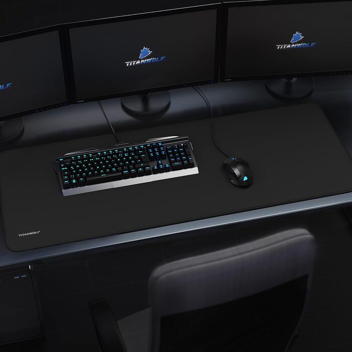 Килимок для миші TITANWOLF XXXL 1000x600 мм - великий ігровий килимок з мотивами для покращеної точності та швидкості
