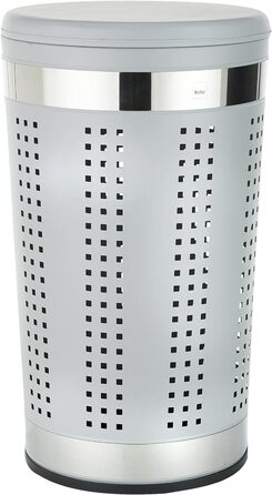 Коробка для білизни Kela Севілья розміром 30,5 x 30,5 x 60,5 см (світло-сіра, металева, одномісна)
