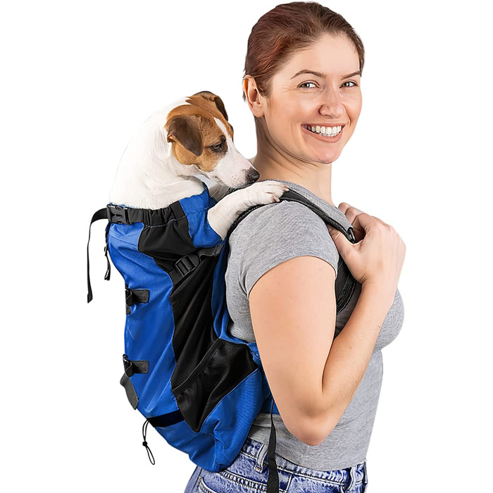 Рюкзак-переноска для собак Galate S синій