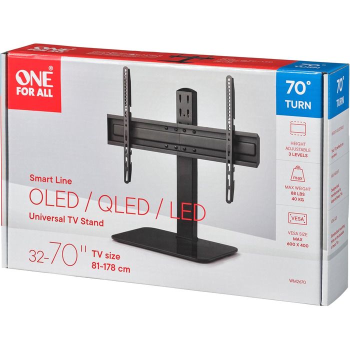 Інтелектуальний підставка для телевізора One For All WM2670