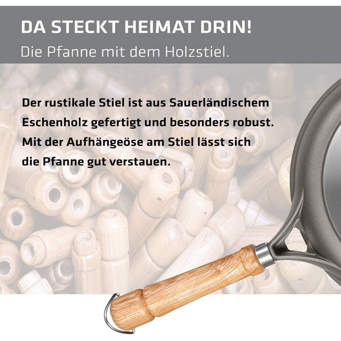 Сковорода Berndes Bonanza 24 см з індукційним дном, високим бортиком та 3-шаровим антипригарним покриттям, міцний алюмінієвий литний корпус, чорна, 24.0 x 24.0 x 6.5 см