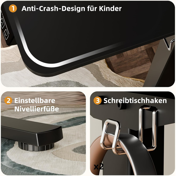 Ергомейкер: Електричний регульований стіл 170x60 см (білий)