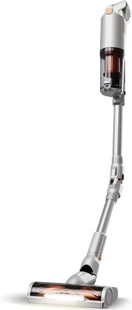 Турботріонік StormStick: Вертикальний пилосос 120 Вт з фільтром MIF, 5 м кабелем, 11 кПа, циклонна технологія (сріблястий)