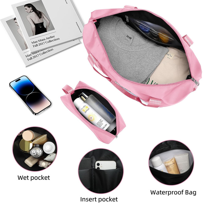 Набір валіз LARVENDER 5-ти частинний, з жорстким корпусом, розширюваний, з кодовим замком, (персиковий-мерехтливий)