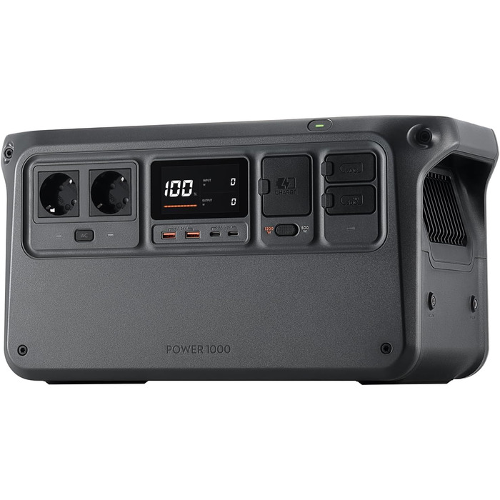 Портативна електростанція DJI Power 1000, 1024Wh, 2600W, LiFePO4 акумулятор, для кемпінгу/дому/RV, швидка зарядка