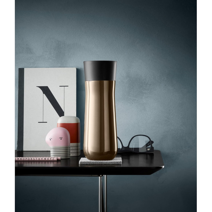 Термокружка WMF Impulse 350 мл, коричнева: автоматичний клапан, отвір 360°, зберігає тепло 8 год, холод 12 год