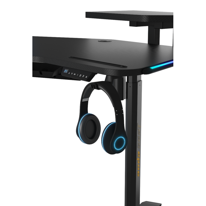Комп’ютерний стіл з електрорегулюванням висоти Anda Seat Shadow Warrior Black