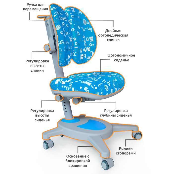 Крісло Mealux Onyx Duo ABK (арт.Y-115 ABK)