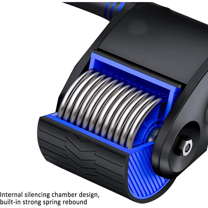Ролик для живота GDWD з автоматичним відскоком синій