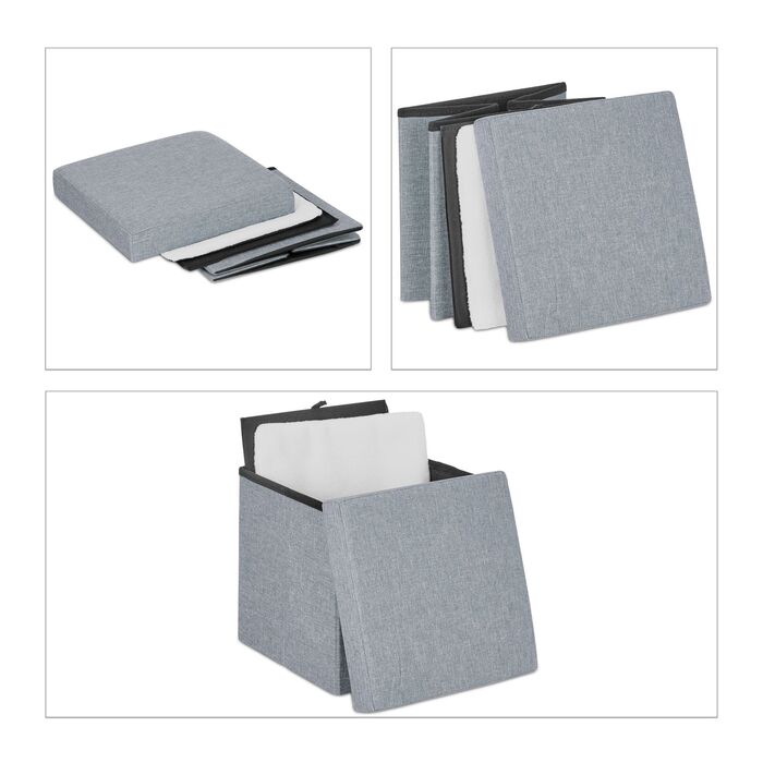 Будиночок для котів Relaxdays, сірий, складаний