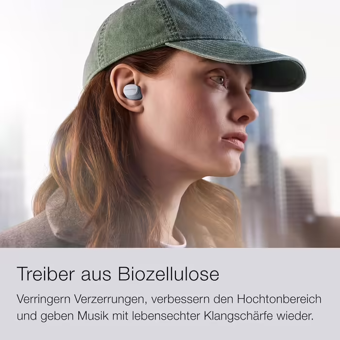 Бездротові справжні бездротові навушники з шумозаглушенням B&W Pi6, Bluetooth, aptX, ANC - Glacier Blue